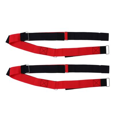 JOINPAYA 1pair Giant Outdoor Teamwork Training Webbing Footsteps Belt Fun Game Props for Participants for Team Building Activities