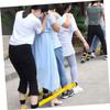 JOINPAYA 1pair Giant Outdoor Teamwork Training Webbing Footsteps Belt Fun Game Props for Participants for Team Building Activities view 4