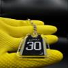 Stephen Curry Keychain  #30 Mini Jersey Basketball Collectible  Steph Chef Gift for Fans  Splash Brother Accessory for Bags & Keys view 3