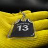James Harden Keychain  #13 Black Jersey Basketball Collectible  The Beard ISO Gift  Fan Accessory for Bags, Gym Gear & Display view 3