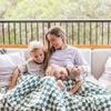 Beddy's Dual-Sided Travel Blanket for Airplane or Car, Packable with Portable Carrying Case Bag, Super Soft & Cozy Lightweight Blanket, Perfect for Travelers, Road Trips and Camping, On-The-Go view 2