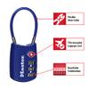 Master Lock Set Your Own Combination TSA Approved Luggage Lock, Travel Zipper Padlock is Perfect for Suitcases, Bags, or Backpacks, 4 Pack, Color May Vary, 4688EC4 view 2