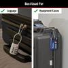 Master Lock Set Your Own Combination TSA Approved Luggage Lock, Travel Zipper Padlock is Perfect for Suitcases, Bags, or Backpacks, 4 Pack, Color May Vary, 4688EC4 view 3