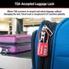 Master Lock Set Your Own Combination TSA Approved Luggage Lock, Travel Zipper Padlock is Perfect for Suitcases, Bags, or Backpacks, 4 Pack, Color May Vary, 4688EC4 view 4