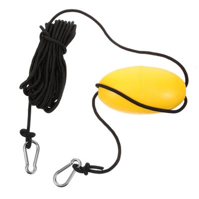 BIUDECO Portable Kayak Buoy Ball with Elastic Leash Lightweight Float for Fishing and Kayaking Durable Nylon Design Bright Color for Easy Visibility Water