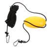 BIUDECO Portable Kayak Buoy Ball with Elastic Leash Lightweight Float for Fishing and Kayaking Durable Nylon Design Bright Color for Easy Visibility Water view 1