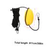 BIUDECO Portable Kayak Buoy Ball with Elastic Leash Lightweight Float for Fishing and Kayaking Durable Nylon Design Bright Color for Easy Visibility Water view 2