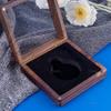AUEAR, 1 Pack Walnut Wood Pocket Watch Box Portable Single Display Storage Travel Case Organizer view 4