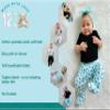 123 Bear Baby Soft Cotton Spandex Pants with Feet Multipack (Pink A 4pk, 3-6 Months) view 3