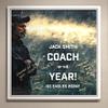 TROPHYDEPOT Coach Trophy Award Gift, Epic Sports Illustration, Custom Personalized Inscription view 1