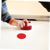 Abaodam Mini Air Hockey Pucks and Paddles Set Red Strikers and Goalies for Enhanced Complete Air Hockey Accessories for Game Tables view 4