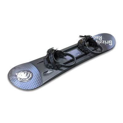 Grizzly Recreation Kid's Beginner Snowboard 95cm, Shadow Black