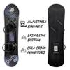 Grizzly Recreation Kid's Beginner Snowboard 95cm, Shadow Black view 2