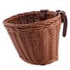 WHAMVOX 1pc Detachable Retro Front Basket for Boy Girl s Bike Capacity Storage Basket Easy to Install for Outdoor Riding Tea Design view 1
