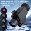 SKIOVEMI Thermal Imaging Monocular for Adults,4K HD Infrared Thermal Imaging Night Vision Device with 11 Viewing Mode for Outdoor Camping, Animal Observation view 2
