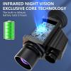 SKIOVEMI Thermal Imaging Monocular for Adults,4K HD Infrared Thermal Imaging Night Vision Device with 11 Viewing Mode for Outdoor Camping, Animal Observation view 4