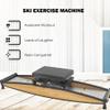 UPWONEA Ski Simulator, Indoor Ski Machine, Hip Exercise Equipment, Body Balance Exercise Machine, Oak Log Material, Space Saving view 2