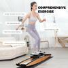 UPWONEA Ski Simulator, Indoor Ski Machine, Hip Exercise Equipment, Body Balance Exercise Machine, Oak Log Material, Space Saving view 3