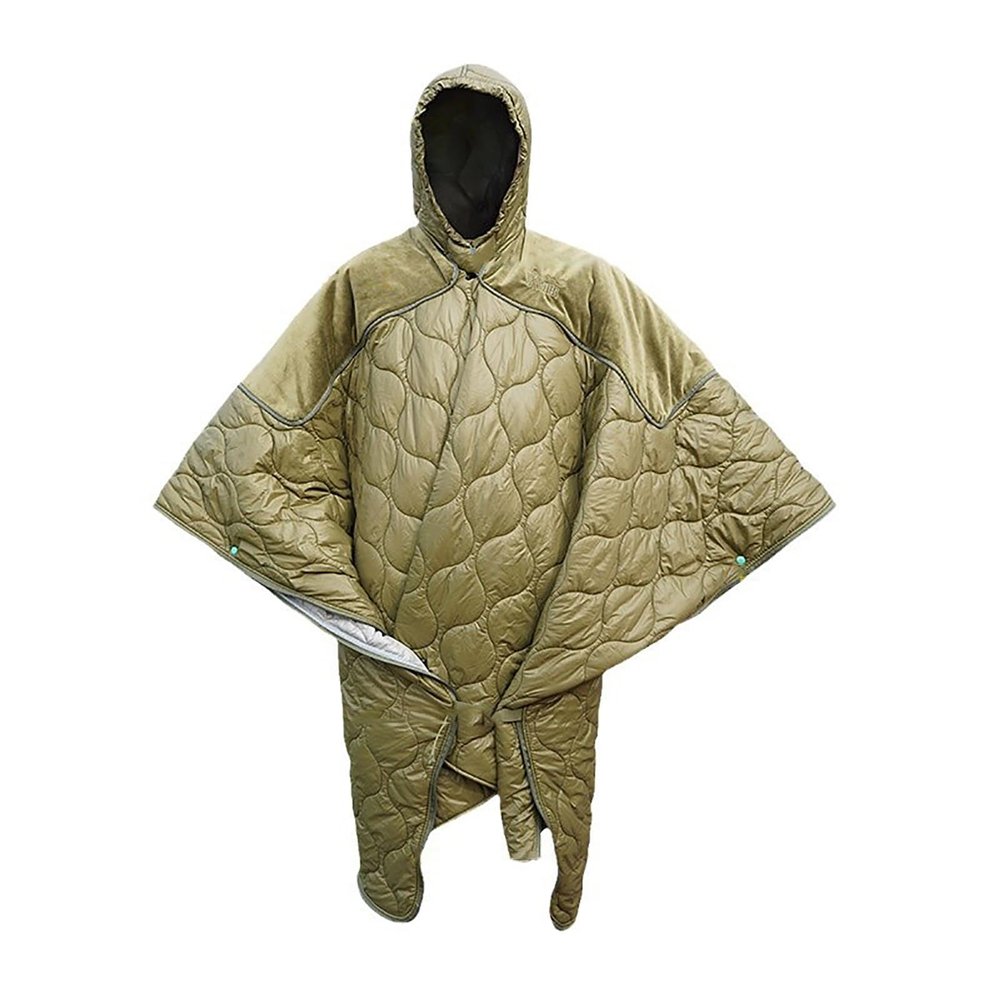ASHLGQB 2024 Winter Blanket Poncho, Warm Wearable Hooded Poncho Sleeping Bags, Ultralight Water-Resisitant Coat Cloak Camping Blanket, for Outdoor Use