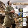 ASHLGQB 2024 Winter Blanket Poncho, Warm Wearable Hooded Poncho Sleeping Bags, Ultralight Water-Resisitant Coat Cloak Camping Blanket, for Outdoor Use view 2