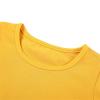 Ruffles Long Sleeve Crewneck T-Shirts for Little Girls Solid Color Basic Blouse Tee Tops Toddler Girl (White, 8Years) view 4