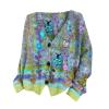 Black Of y Deals Today Womens Fall 2024 Cardigan Ladies' New Christmas Abstract Printed Casual Cloak Jacket Cardigan Fashion Fall Outfits For Women (Blue, L) Womens Open Front Chunky Cardigan Sw view 2