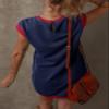 Dokotoo Women's Casual Summer Dresses 2026 Fashion Spring Crewneck Short Sleeve Color Block Beach Vacation Shift T Shirt Mini Dress Dark Blue Large view 3