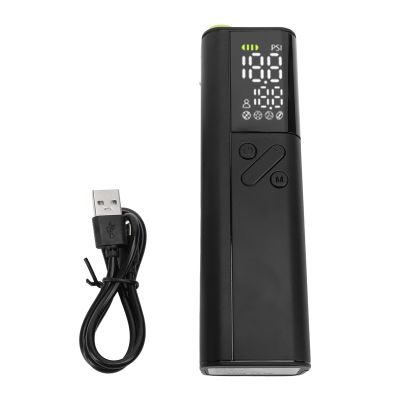 Electric Ball Pump, Smart Air Pump with LED Light Portable Ball Pump for Soccer, Basketball, Volleyball, Football