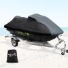 Waterproof Jet Ski Cover for Yamaha Wave Runner GP1800R SVHO/HO 2021-2023, 600D Trailerable Jet Ski Cover with 2 Air Vents, Heavy Duty Oxford All Weather Waverunner Cover view 1