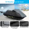 Waterproof Jet Ski Cover for Yamaha Wave Runner GP1800R SVHO/HO 2021-2023, 600D Trailerable Jet Ski Cover with 2 Air Vents, Heavy Duty Oxford All Weather Waverunner Cover view 3