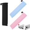 DraCra 4 Pack Travel Tableware Carrying Bag Pouch Portable Cutlery Case Protective Sleeve for Silverware Storage Box Flatware Set Utensil Holder Straws Fork Spoon Chopsticks Brush Picnic Park view 1