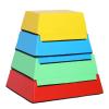 Jumping Boxes for Training, Kids Soft Plyo Box, 4 in 1 Stackable Jump Boxes, Weight Upgrade, Safety and Stability, Suitable for Home School Gym Outdoor Activities Exercise(Size:80456520cm) view 1