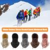 Sherpa Hood, Winter Outdoor Sherpa Hooded Sports Windproof Mask Over Helmet Balaclava, Sherpa Hood Ski Mask for Men Women(White) view 3