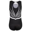 BAOHULU Girls Leotards for Gymnastics & Dance One Piece Sparkly Toddler Kids Athletic Practice Activewear B374_BlackWhite_8A view 2