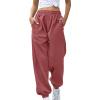 yaoeye Womens Sweatpants 2025 High Waisted Baggy Sweatpants Joggers Sport Active Workout Jogger Pants with Pockets view 1