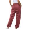 yaoeye Womens Sweatpants 2025 High Waisted Baggy Sweatpants Joggers Sport Active Workout Jogger Pants with Pockets view 2