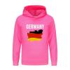 German Boys Girls Hoodies Long Sleeve Germany Flag Pullover Sweatshirt Kids Basic Athletic Top (Hot Pink, 11-12 Years) view 1