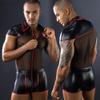 XinYiQu Mens Sexy Lingerie Set Role Play Doctor Uniform Night Club Costume Outfit (Black) view 2