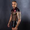 XinYiQu Mens Sexy Lingerie Set Role Play Doctor Uniform Night Club Costume Outfit (Black) view 4
