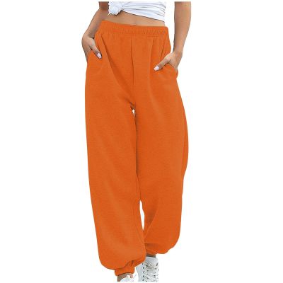 yaoeye Womens Sweatpants 2025 High Waisted Baggy Sweatpants Joggers Sport Active Workout Jogger Pants with Pockets