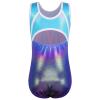 BAOHULU Gymnastics Leotards for Girls Stripes Kids Athletic Apperal Dance Outfit B385_BlueRose_14A view 2