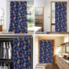 BOSIJOY Yoga Mat Towel,Christmas Western Cookie Man Cowboy Non Slip Sweat Absorbent Hot Yoga Towels with Corner Pockets,Flower Horseshoe on Blue Soft Microfiber Towel for Pilates Bikram 74" x 26" view 4