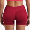 YEOREO Boost Women Workout Gym Impact Shorts Wine view 2