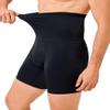 TAILONG Mens Shapewear Tummy Control Shorts Compression Underwear Slimming Body Shaper Boxer Briefs Black view 2