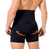 TAILONG Mens Shapewear Tummy Control Shorts Compression Underwear Slimming Body Shaper Boxer Briefs Black view 3