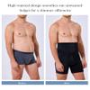 TAILONG Mens Shapewear Tummy Control Shorts Compression Underwear Slimming Body Shaper Boxer Briefs Black view 4