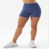 YEOREO Boost Women Workout Gym Impact Shorts Grey Blue view 4