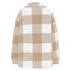 ABOUTYES Flannel Shacket Women 2024 Fall Casual Button down Plaid Shirts Oversized Fleece Lined Jackets Coats Ladies Shackets view 2