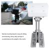 Boat Engine Support, Boat Motor Bracket Yacht Marine Aluminium Alloy 5 Gears Adjustable Engine Bracket for 2 Stroke 7 1/220 Horsepower Engine view 4