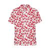 HUGLAZY Funny Hawaiian Christmas Shirts for Men Santa Claus Hat Short Sleeve Festival Party Outfit Family Matching Holiday Costume Red 4XL view 1